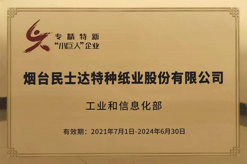 榮獲國家制造業單項冠軍企業 榮獲國家制造業單項冠軍企業